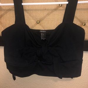 Black Crop Top